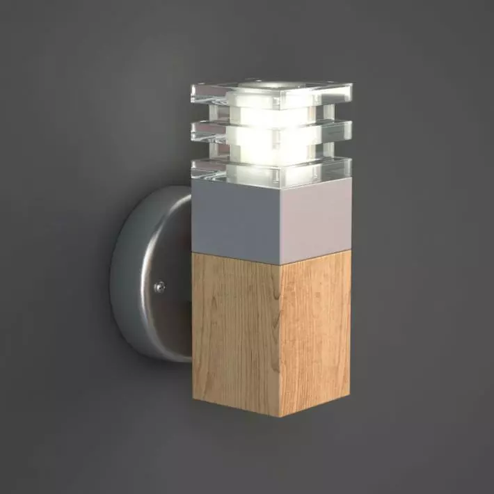 Wall Lamp Holder 3D model_0