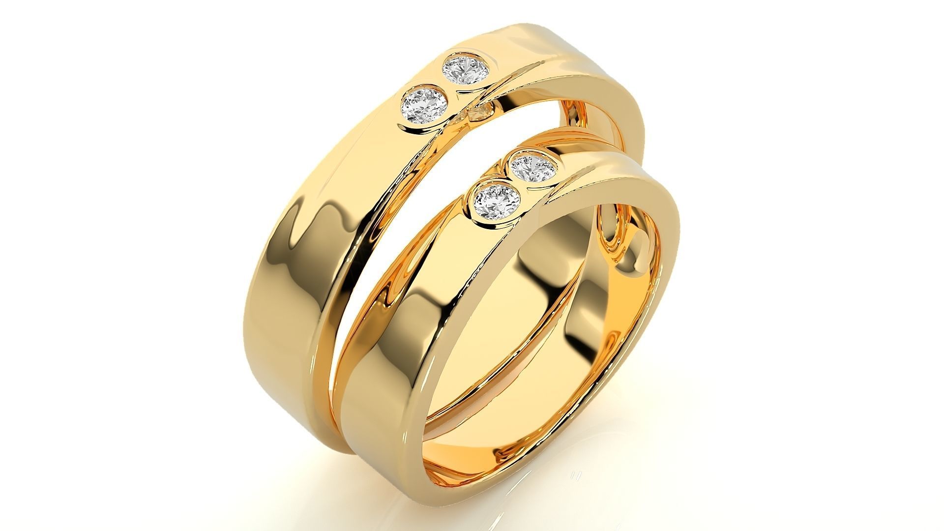 Band ring - 8511 3D print model_12