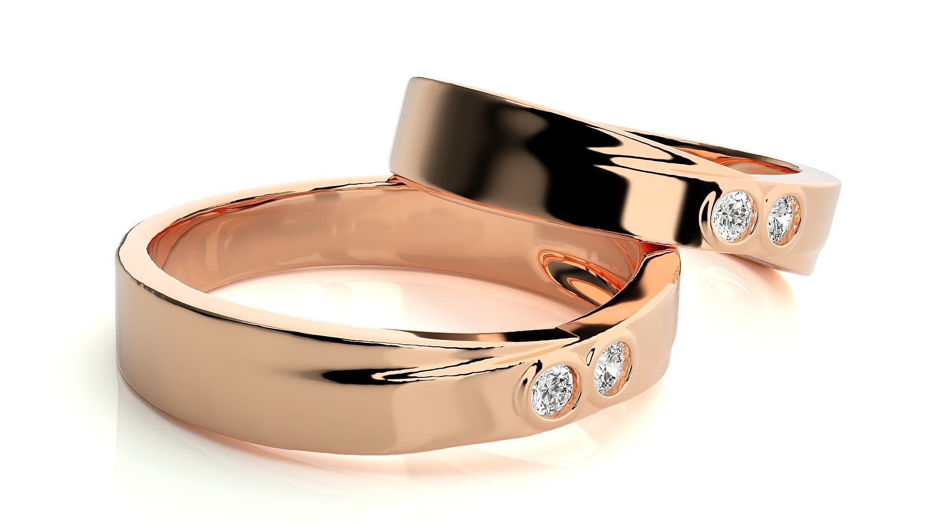 Band ring - 8511 3D print model_2