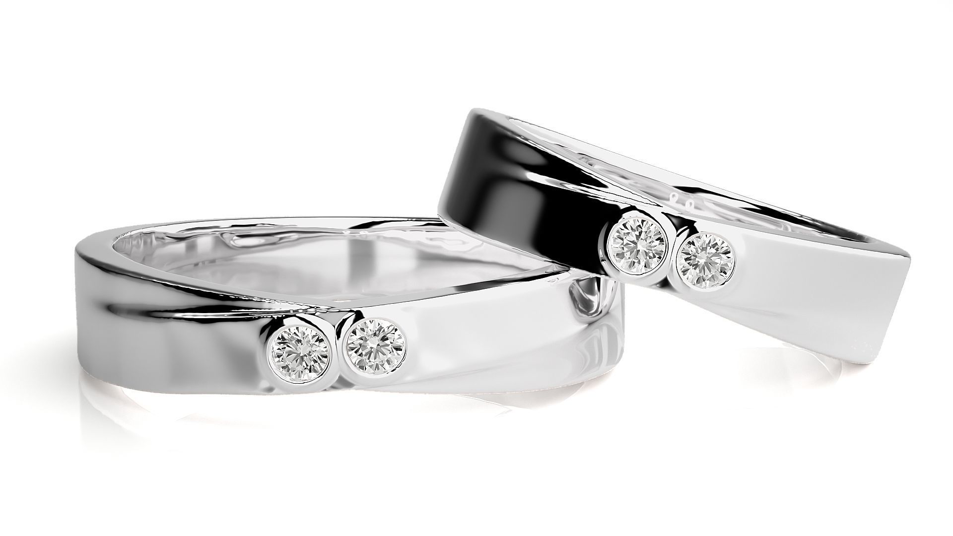 Band ring - 8511 3D print model_4