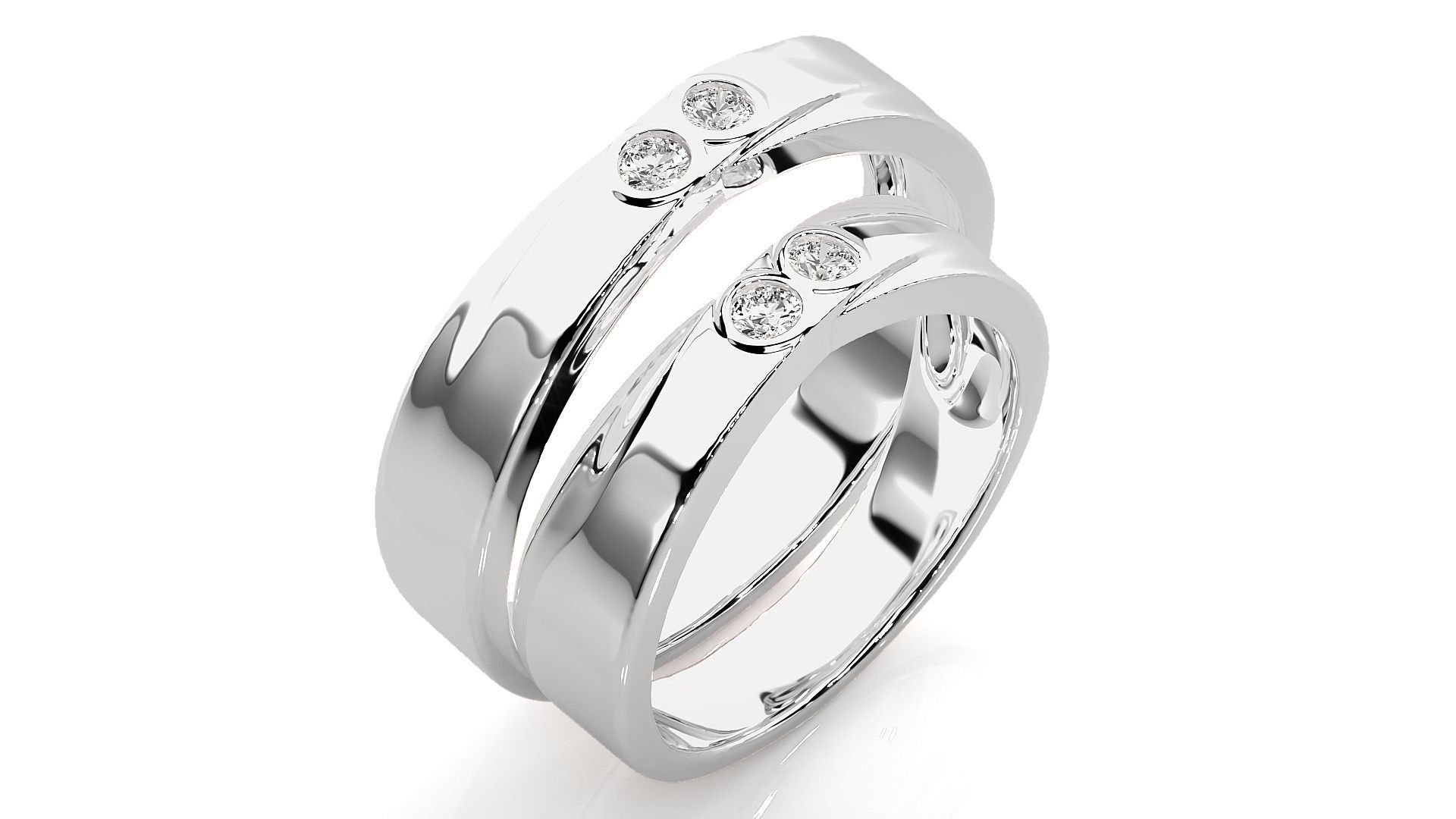 Band ring - 8511 3D print model_7