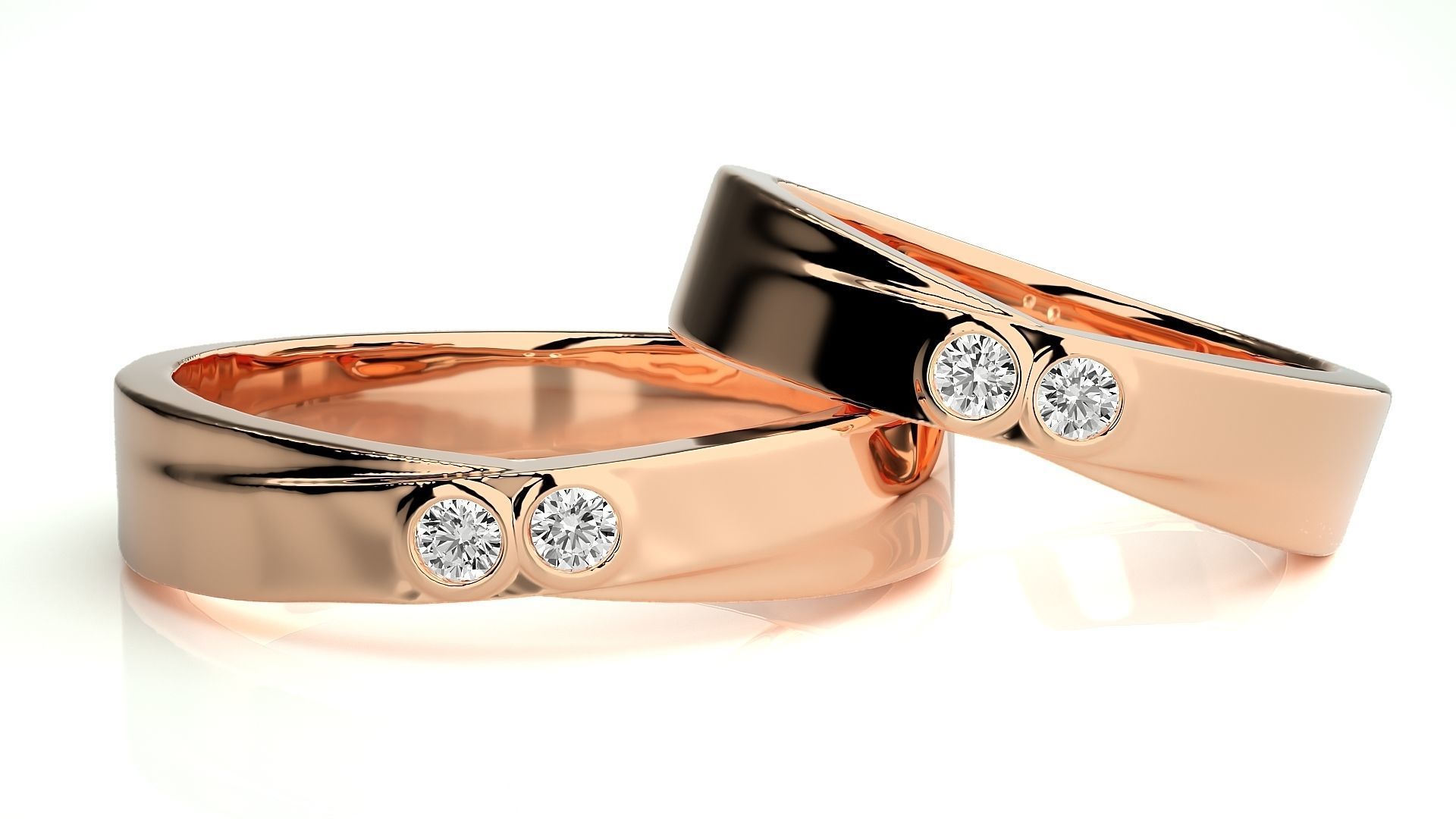 Band ring - 8511 3D print model_1