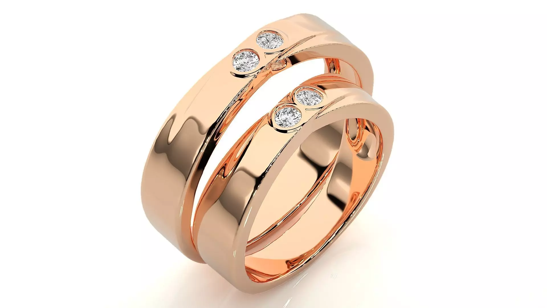 Band ring - 8511 3D print model_0