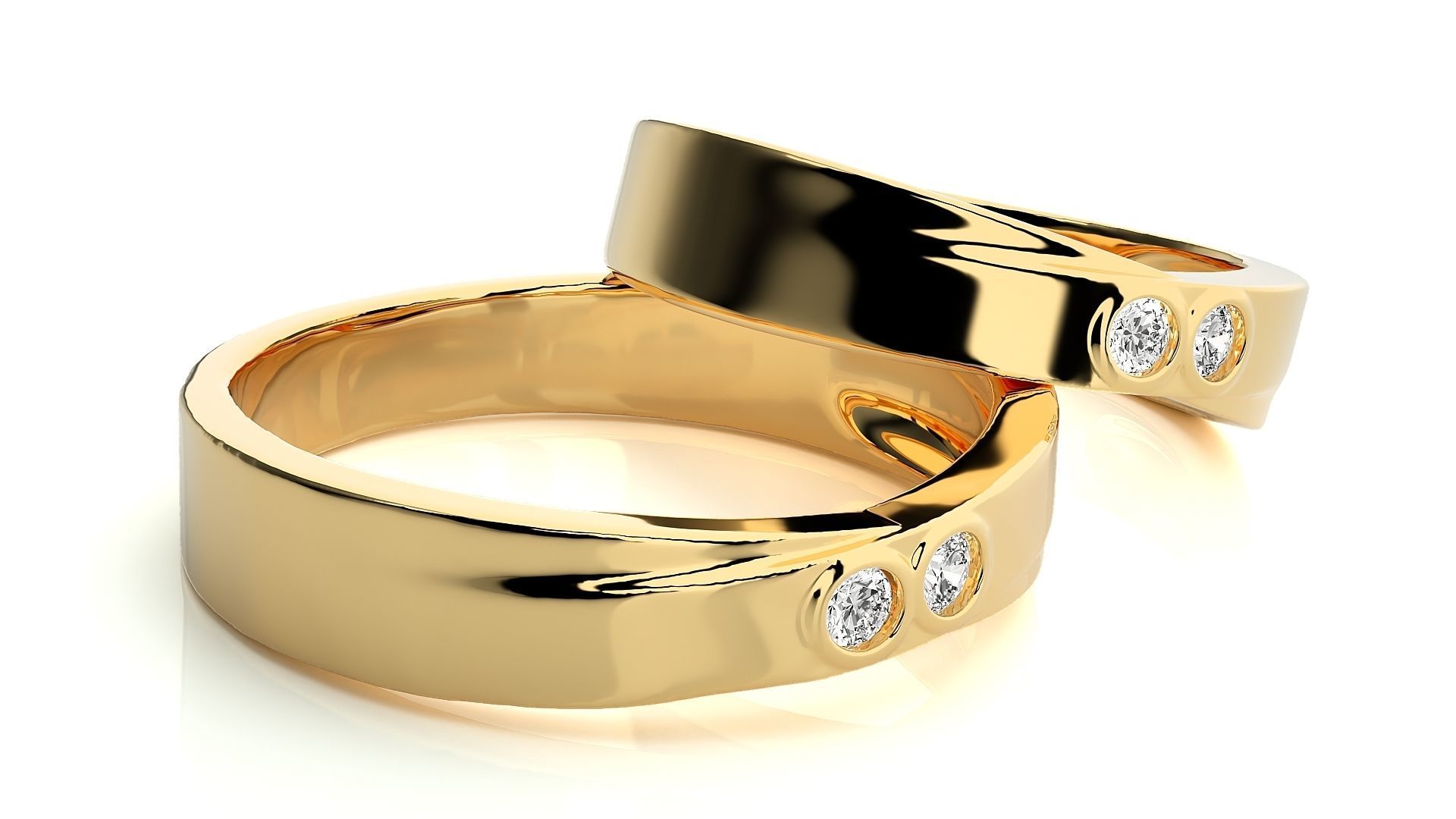 Band ring - 8511 3D print model_9