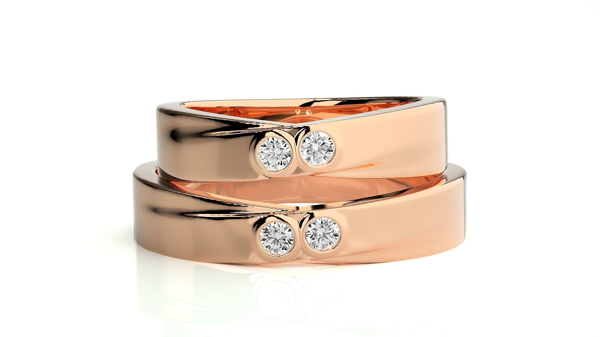 Band ring - 8511 3D print model_3