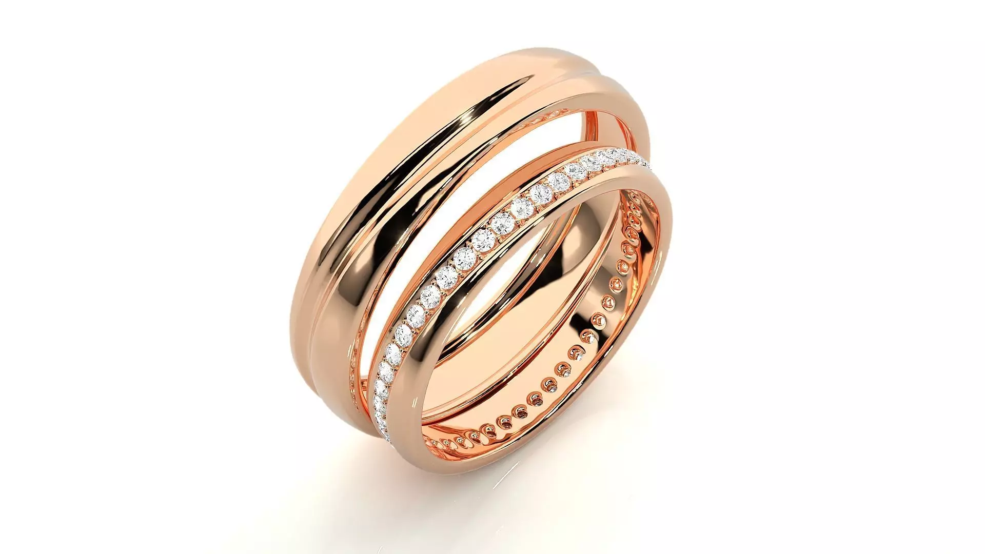 Band ring - 7111 3D print model