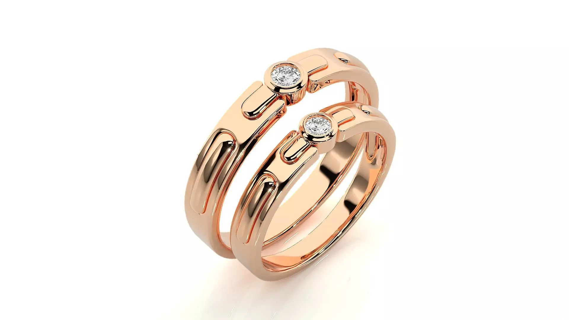 Band ring - 6205 3D print model