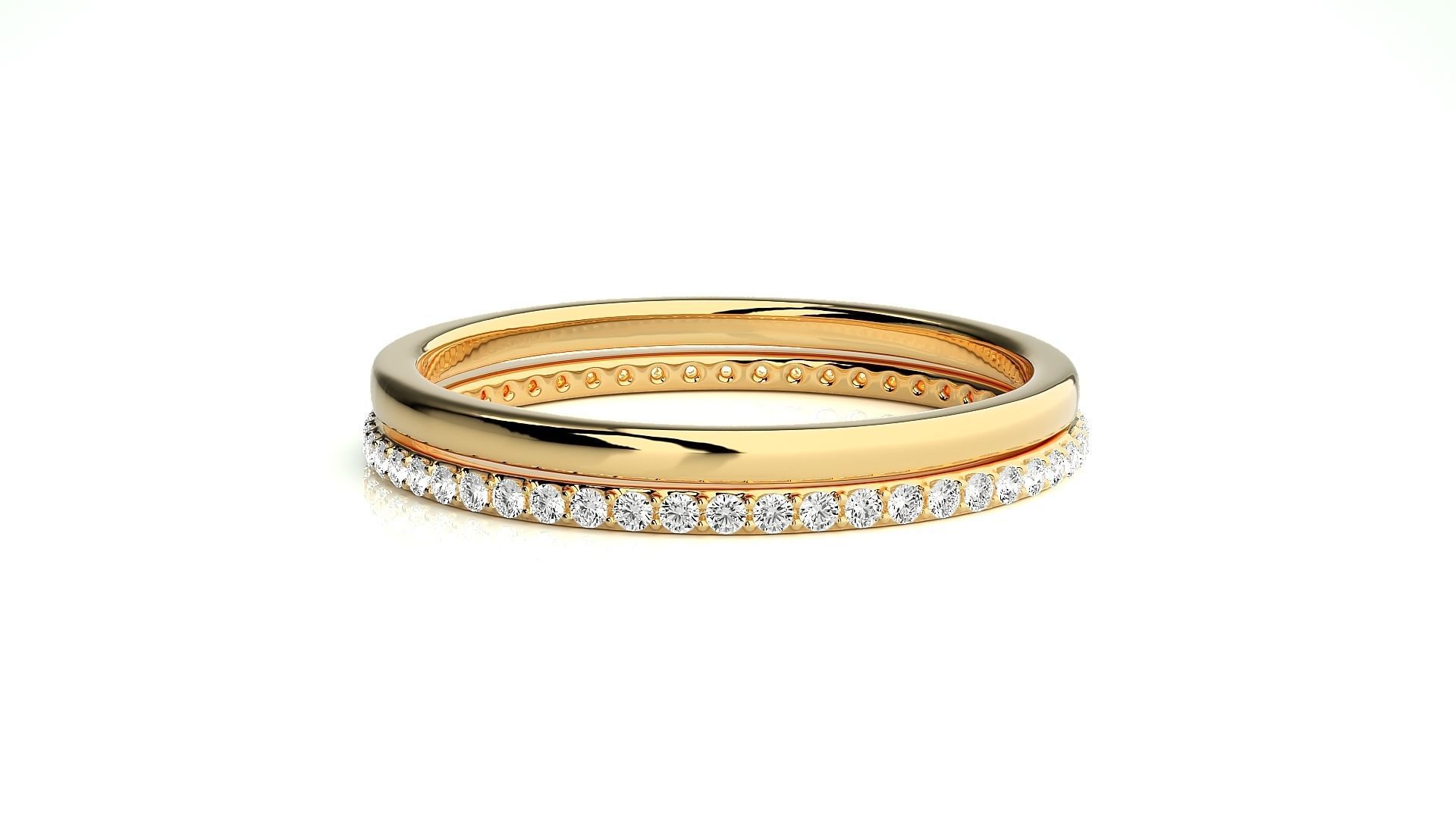 Band ring - 5713 3D print model_11