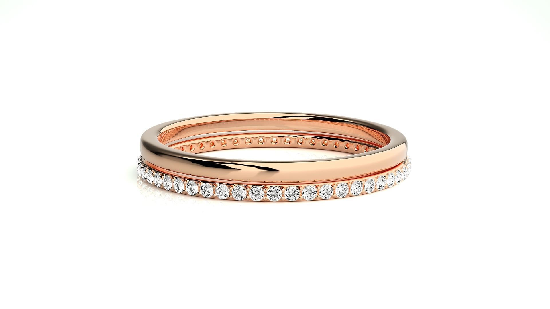 Band ring - 5713 3D print model_3