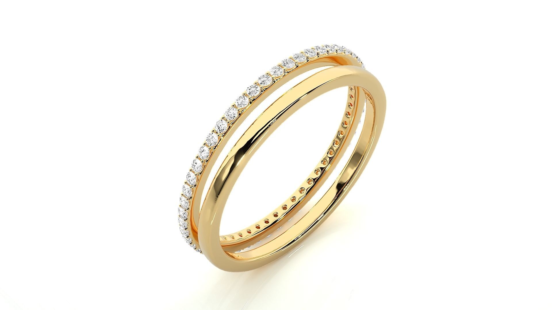 Band ring - 5713 3D print model_12