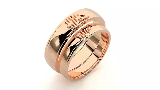 Band ring - 2538 3D print model