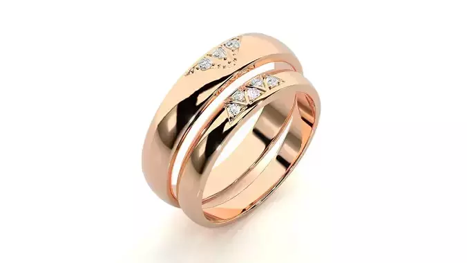 Band ring - 1663 3D print model