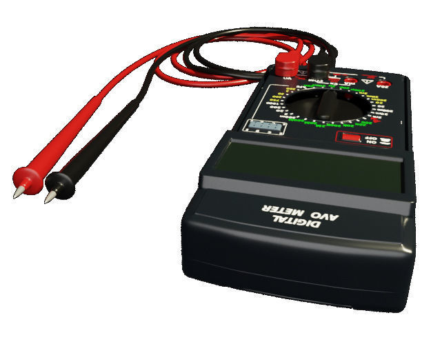 Digital AVO Meter 3D model_11
