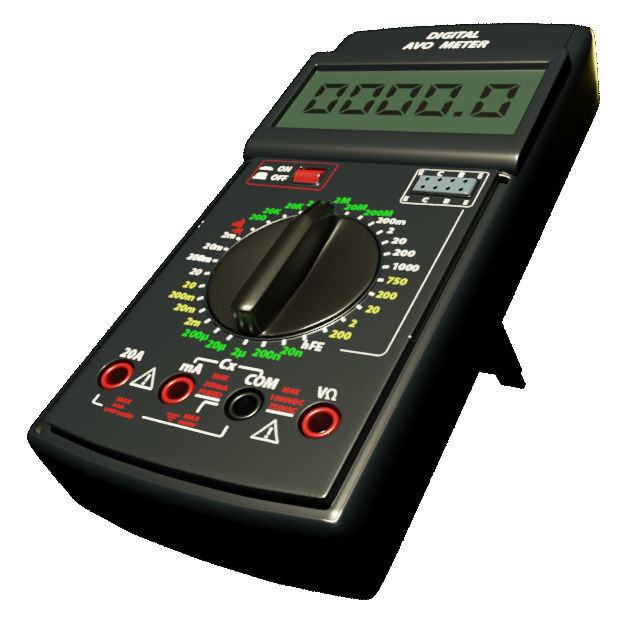 Digital AVO Meter 3D model_7