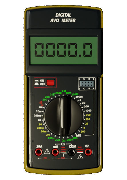 Digital AVO Meter 3D model_8