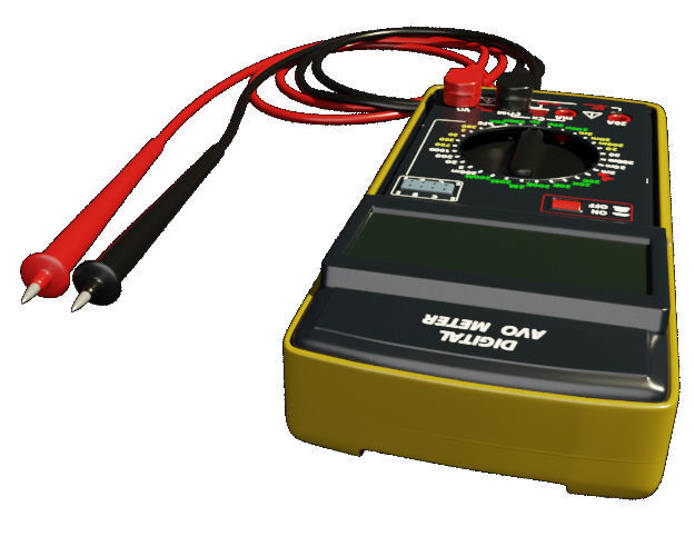 Digital AVO Meter 3D model_14
