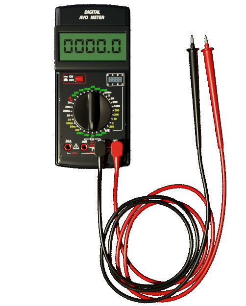 Digital AVO Meter 3D model_3