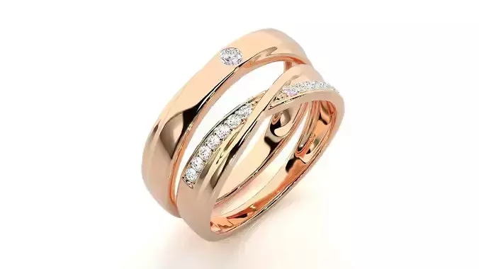 Band ring - 1203 3D print model