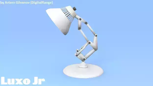 Luxo Jr Free low-poly 3D model