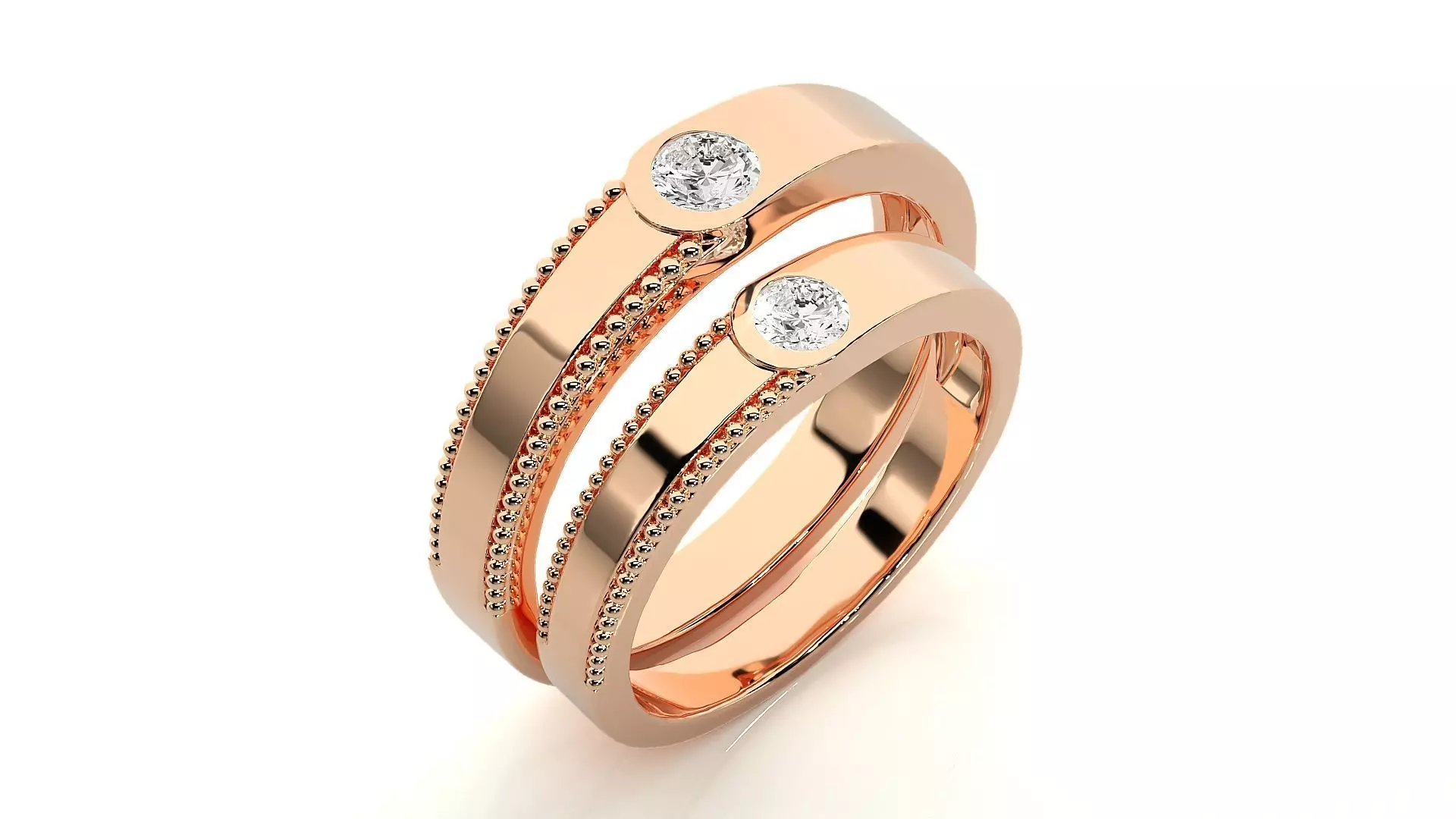 Band ring - ad 584 3D print model
