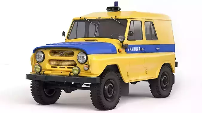 UAZ 469 AP 1978 3D model