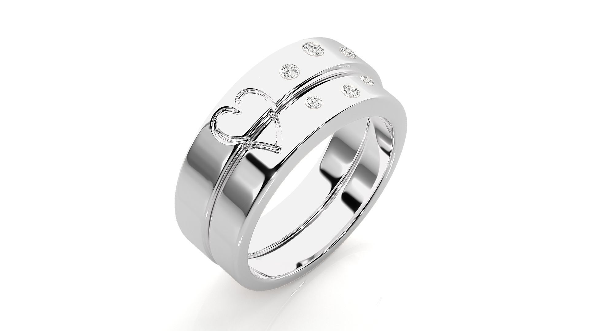 Band ring - ad  511 3D print model_7