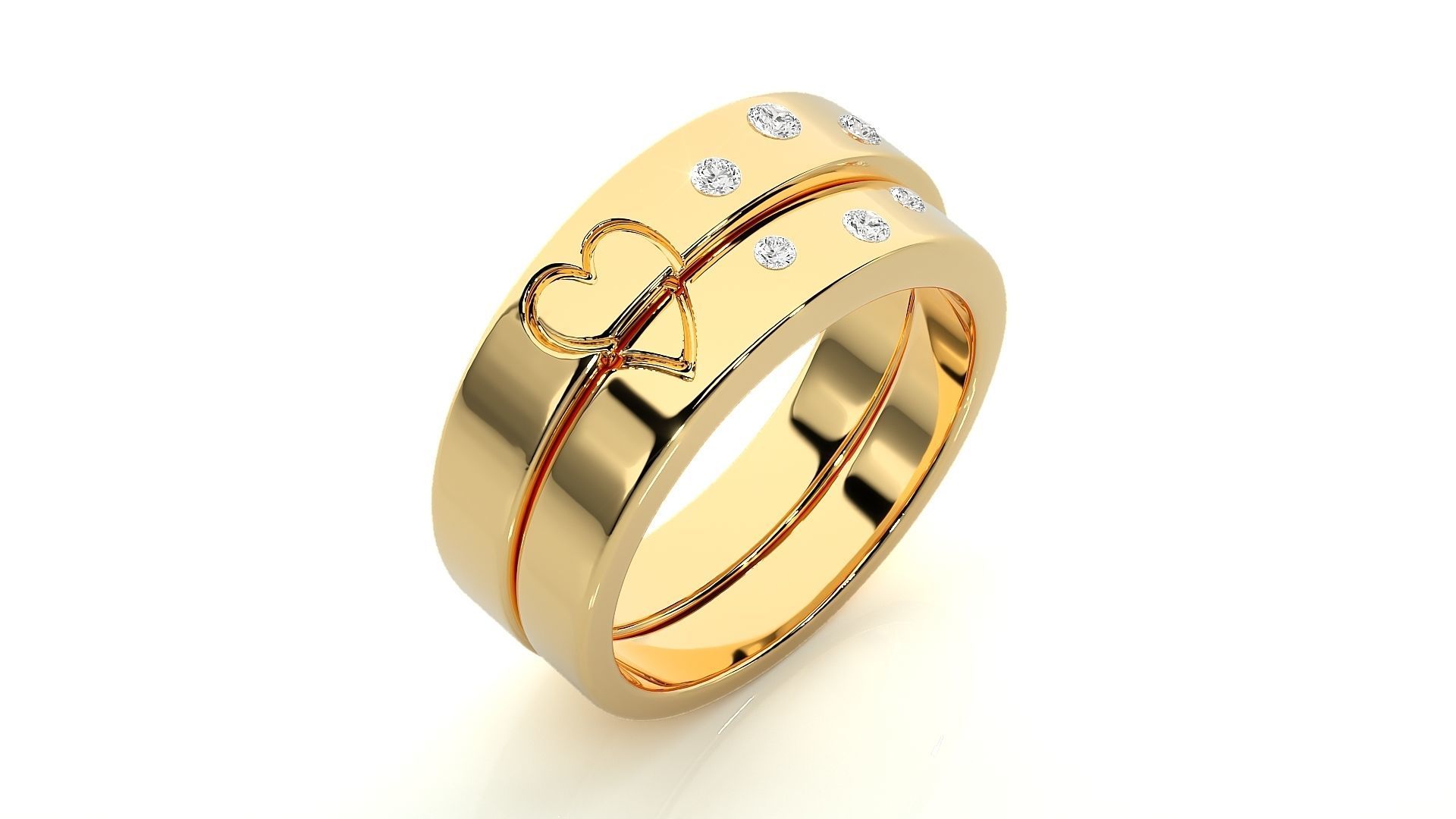 Band ring - ad  511 3D print model_11