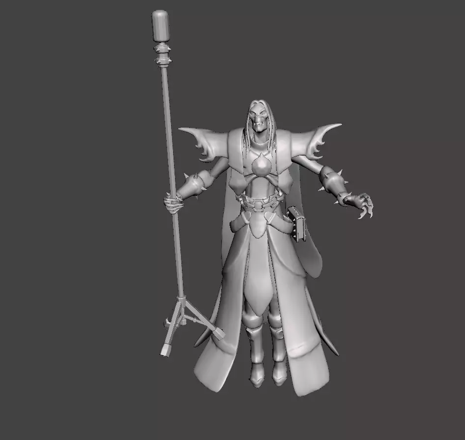 Karthus Pentakill 3D Model 3D print model_0