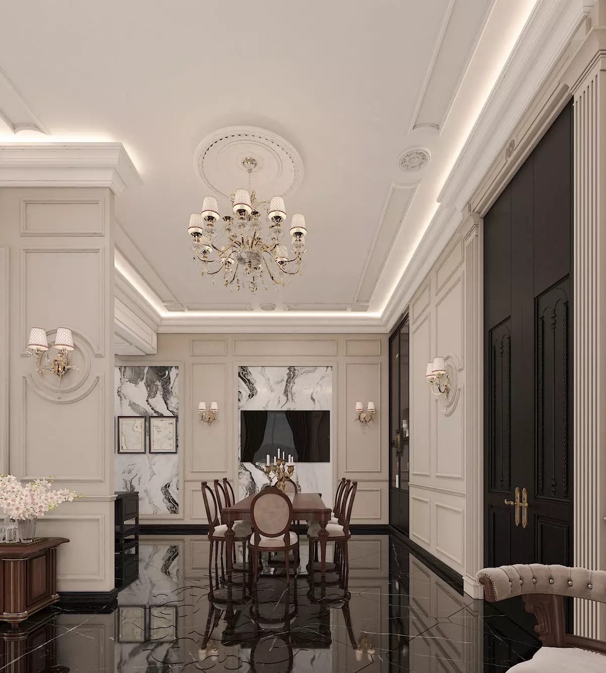 Neo classic President Room 3D model
