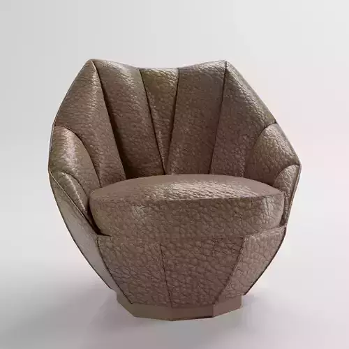 Swivel Chair 6 different colours  Low-poly 3D model