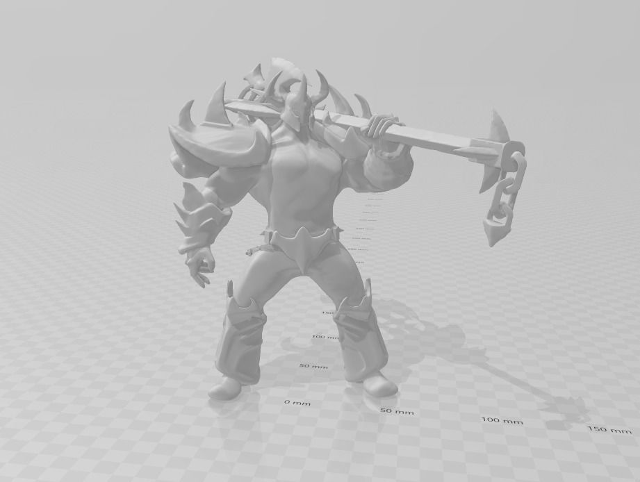 Pentakill Mordekaiser 3D Model 3D print model_2