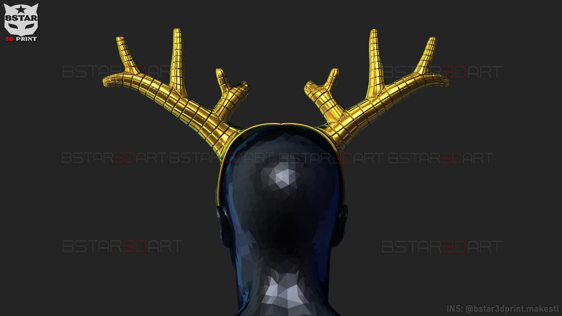 Squid Game Mask - Vip Deer Mask Cosplay 3D print model_6
