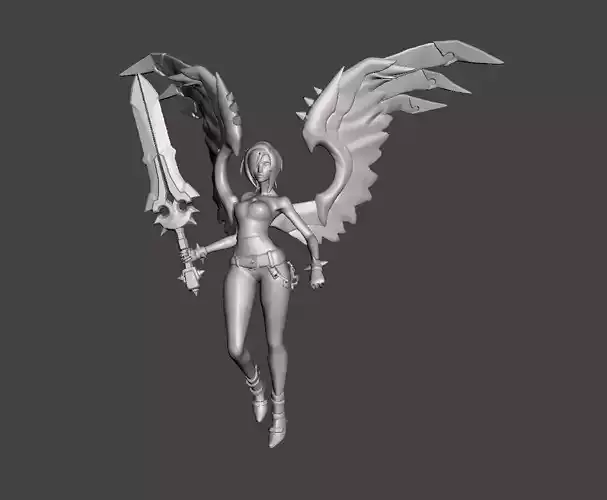 Pentakill Kayle 3D Model