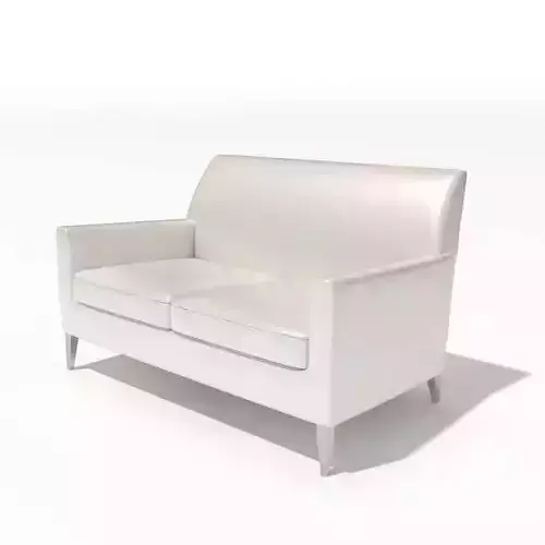 White Leather Couch