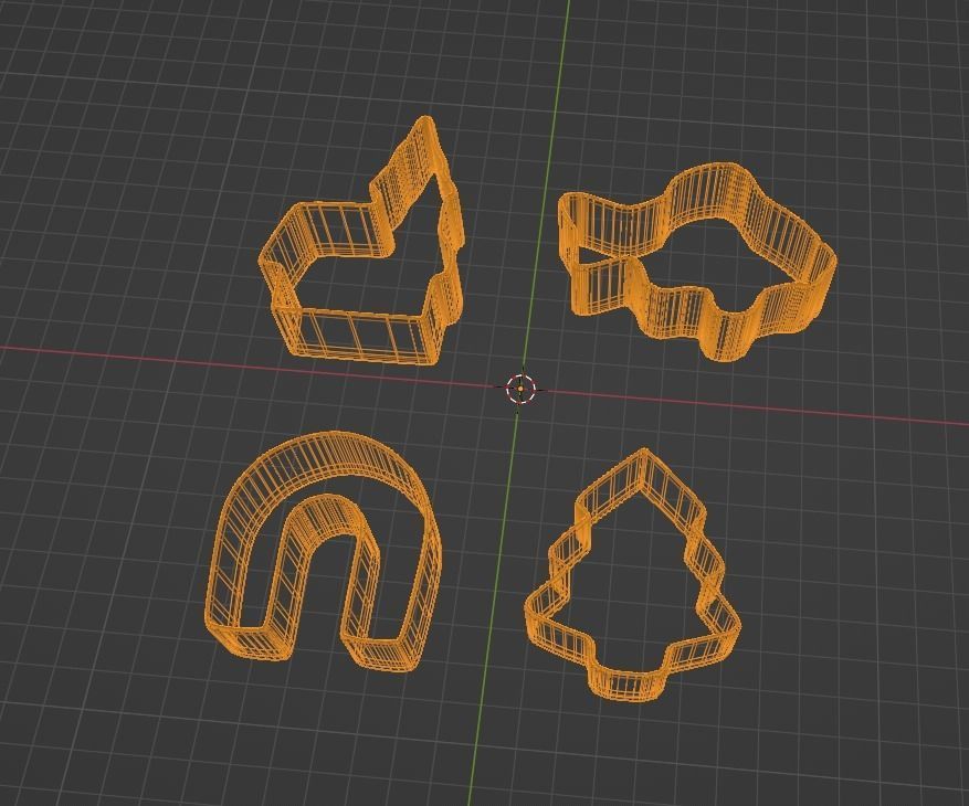 Christmas Baking Forms 3D print model_10