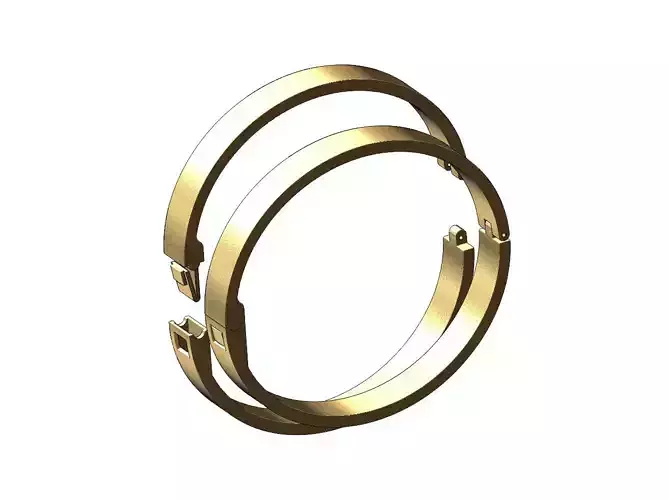 Simple flexture clasp bracelet  3D print model