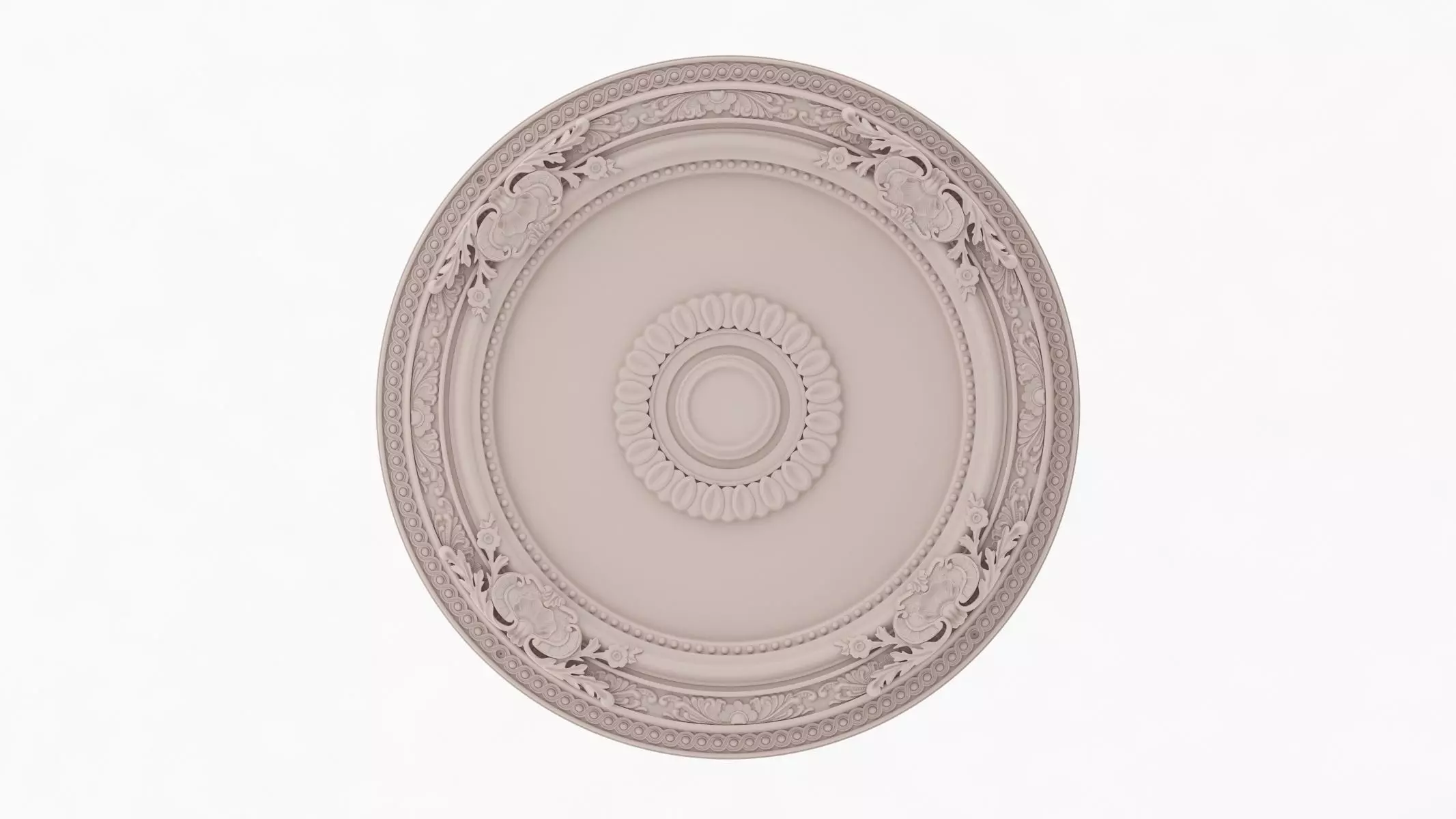 Classic Ceiling Medallion 46 3D model_0