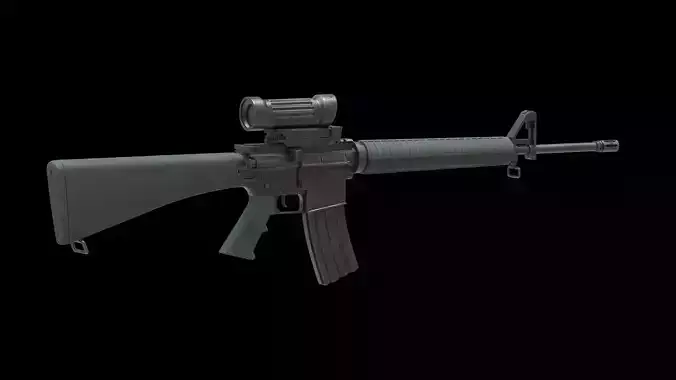 Colt Canada C7A1 Low Poly