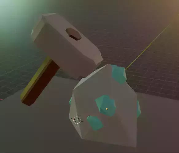 Hammer mining diamond