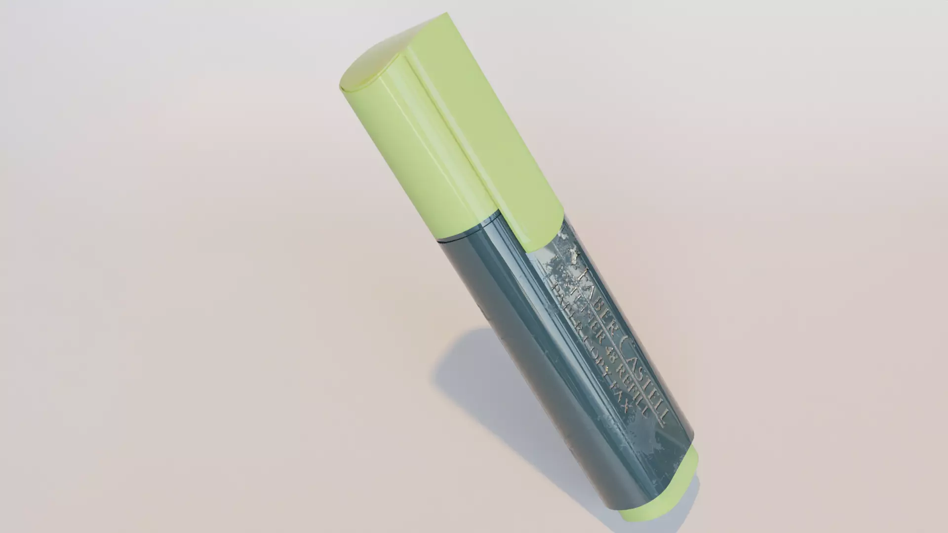 Marker realastic Free low-poly 3D model