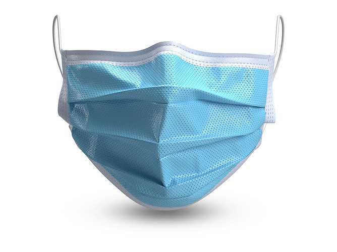 3d surgical mask  3D model