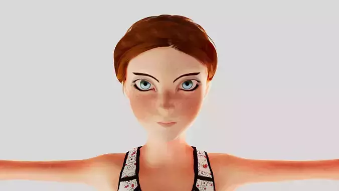 Cartoon Stylized Teen 2
