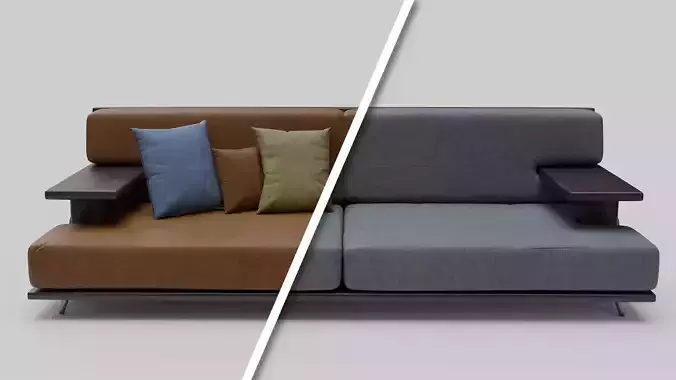 Modern living sofa
