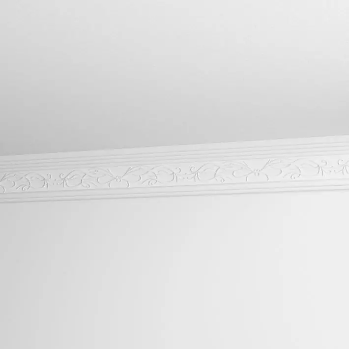 White Wall Ornament 3D model_0