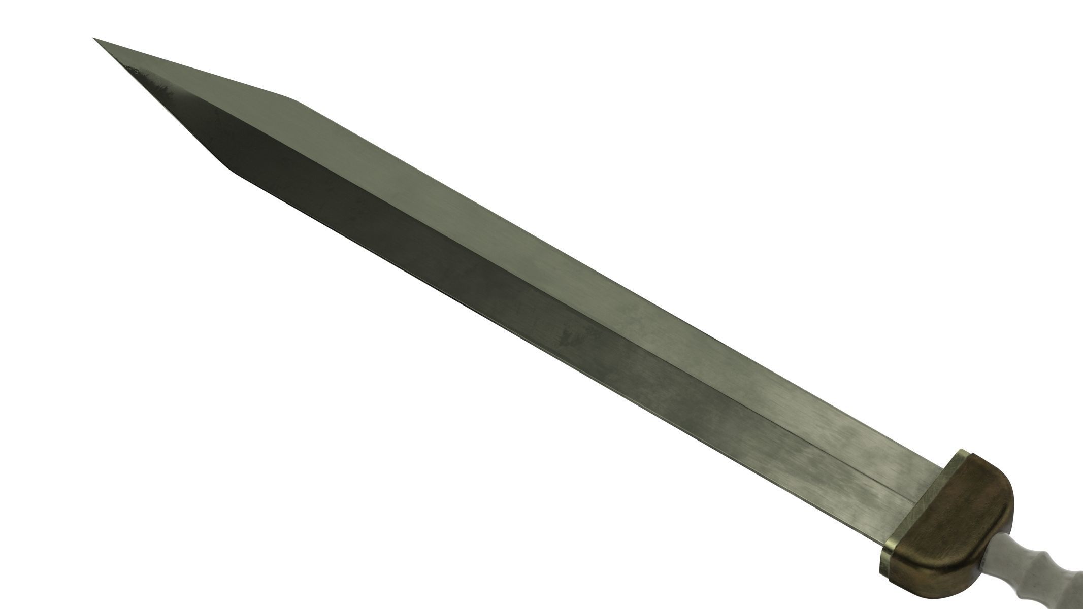 Gladius sword Low-poly 3D model_2