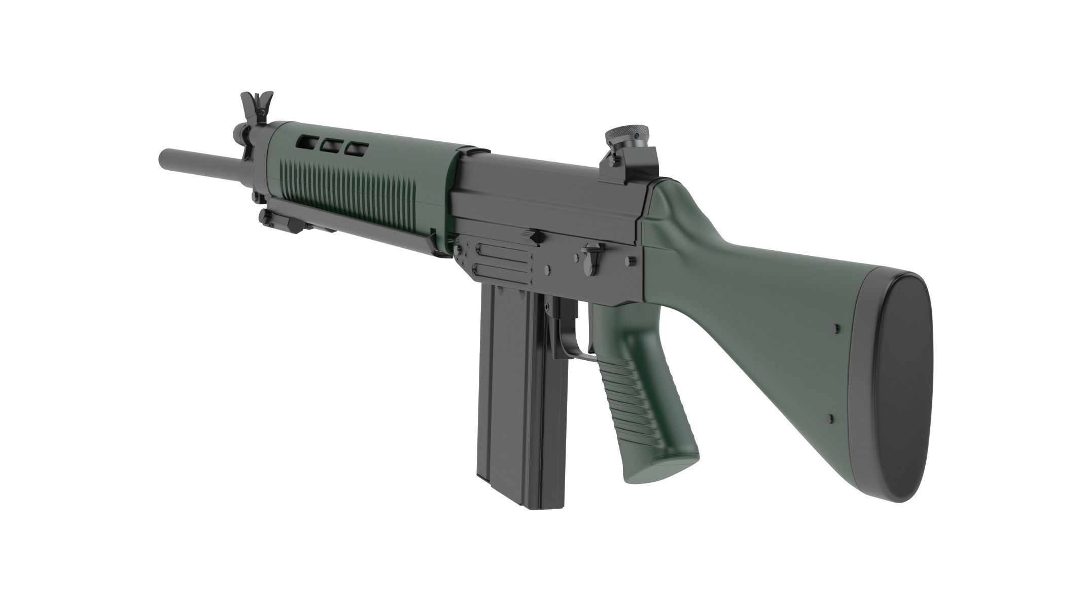 SIG SG 540  3D model_1