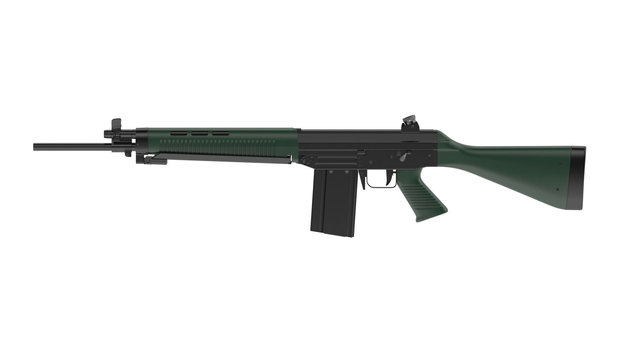 SIG SG 540  3D model_2