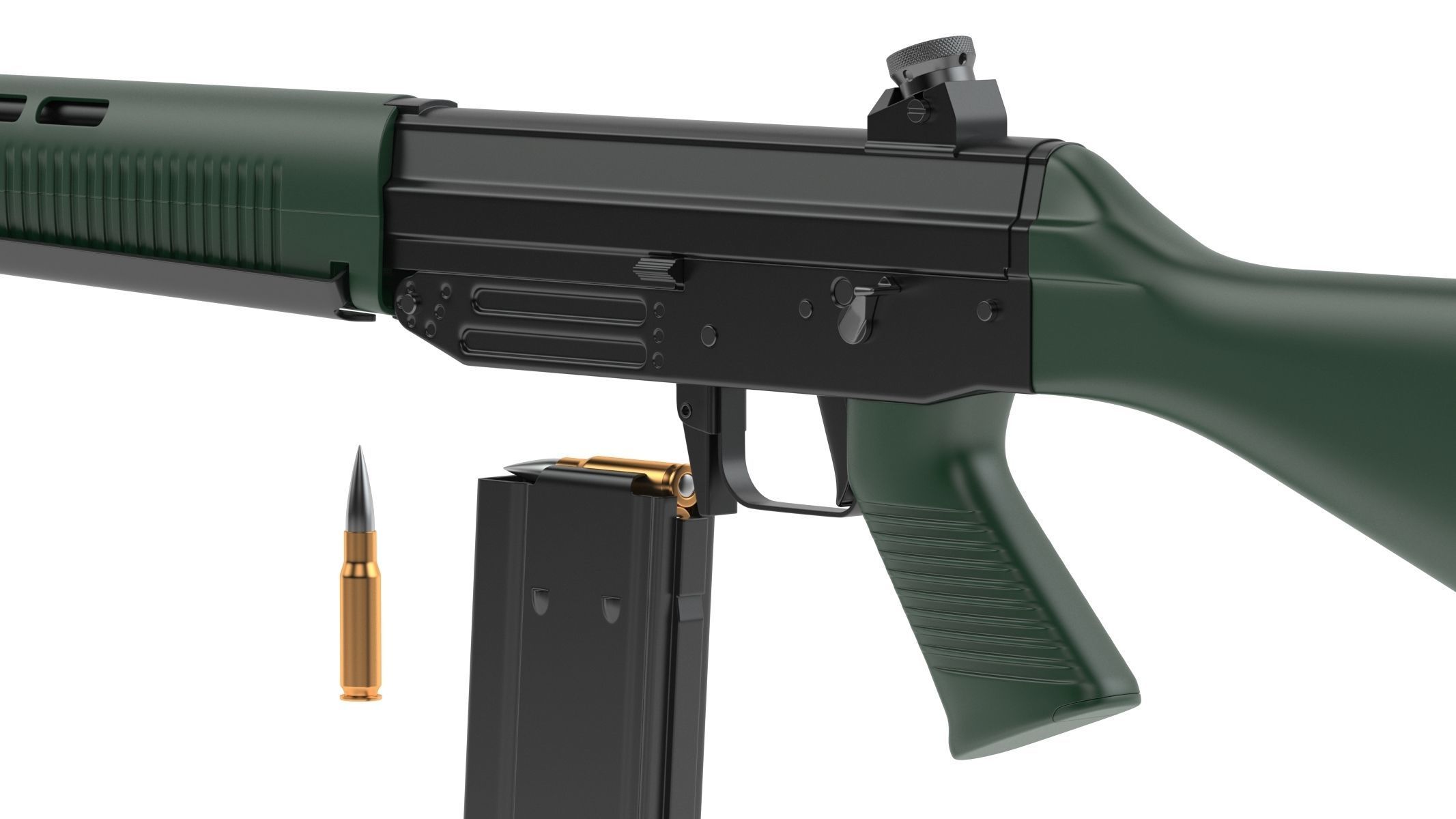 SIG SG 540  3D model_14