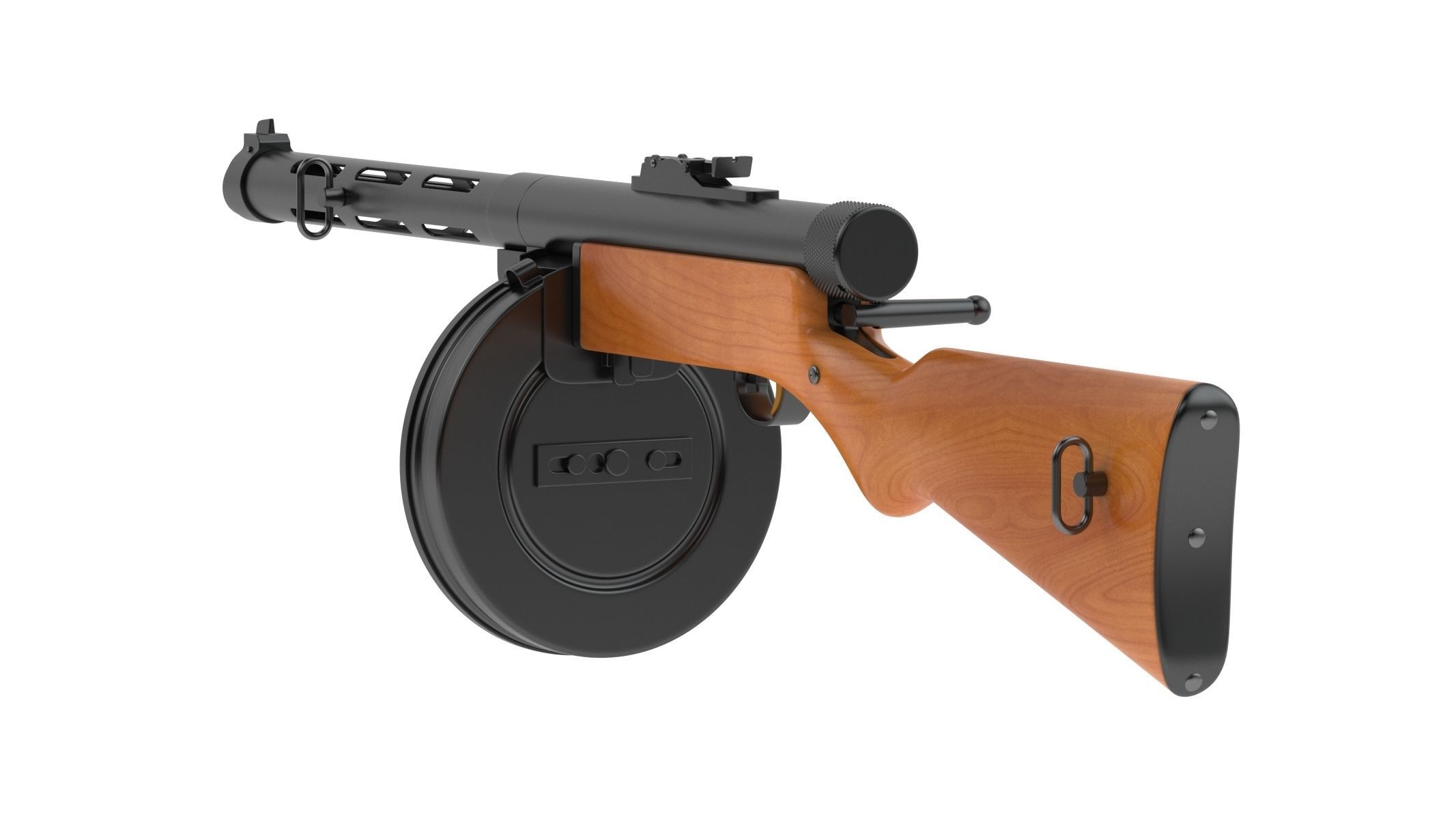 Suomi KP31 3D model_1