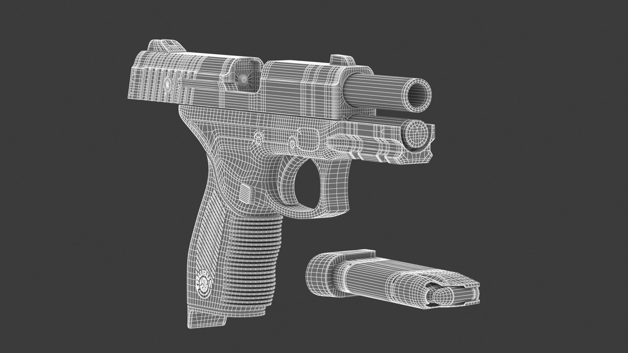 Taurus PT 247 3D model_19